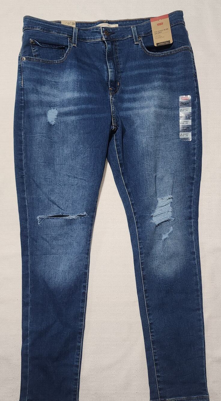 721 Levi's high rise skinny jeans W34xL30 women's